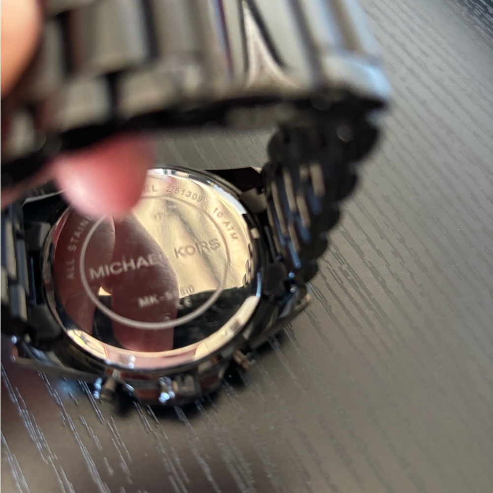 Black Michael Kors men’s style watch - Picture 3 of 5